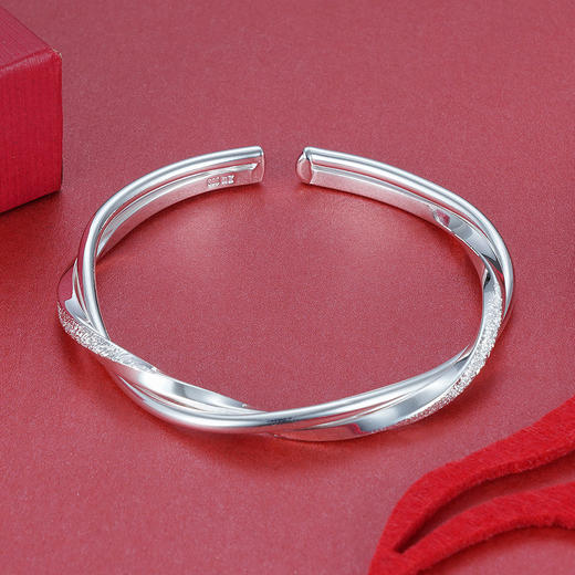 子佩集S999银【晚霞】手镯【ZAS136Y】2107 商品图4