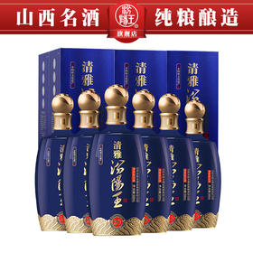 汾阳王42°清雅系列20清香型自饮高档礼盒500ml*6瓶白酒整箱