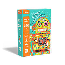 T 弥鹿异形主题拼图-机器人工厂