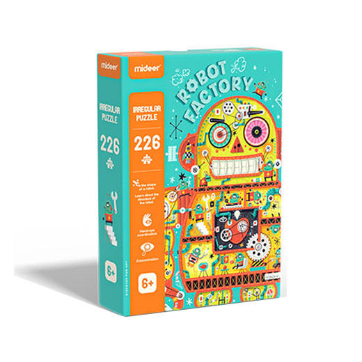 T 弥鹿异形主题拼图-机器人工厂 商品图0