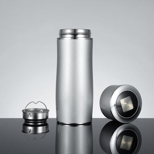 子佩集S999银【锦绣茶香】杯摆件【HQX004】纯银内胆-银泡茶杯2107 商品图1