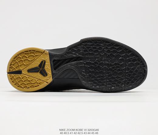 耐克Nike ZOOM Kobe VI Mamba BlackYellow ZK6科比六代低帮运动篮球鞋 商品图3