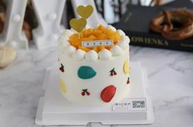 【生日蛋糕】小清新芒果款.