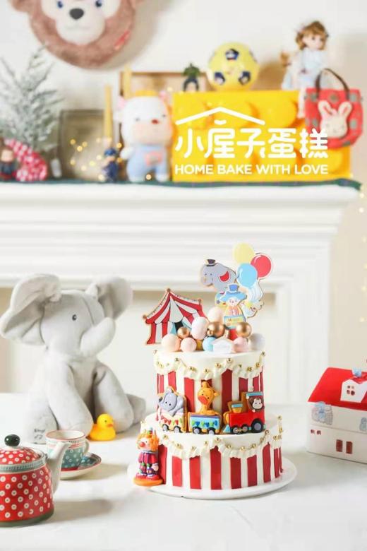 梦幻马戏团复古主题蛋糕 商品图0