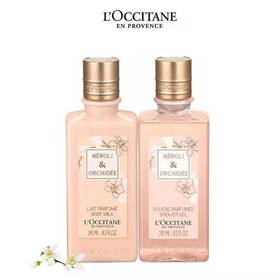 1F【欧舒丹】欧舒丹橙花沐浴身体套245ml*2瓶