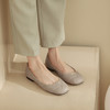 westory女鞋2021圆头简约舒适软底百搭豆豆鞋平底单鞋女S21CE71211 商品缩略图1