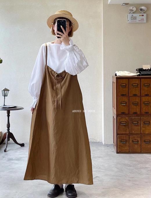 （4折）G 卡其/深蓝/白 连衣裙 商品图7