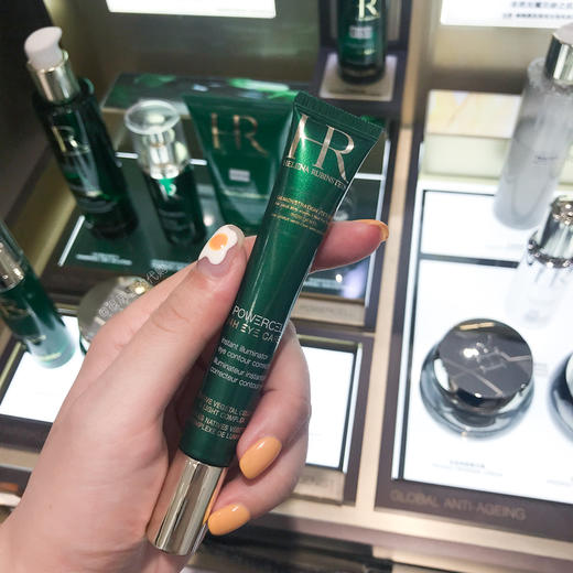 新款包装hr赫莲娜小绿瓶眼霜带金属按摩头15ml韩免