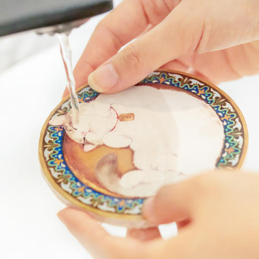 【故宫杯垫】猫陶瓷隔热杯垫吸水硅藻泥可爱女防烫礼物 商品图3