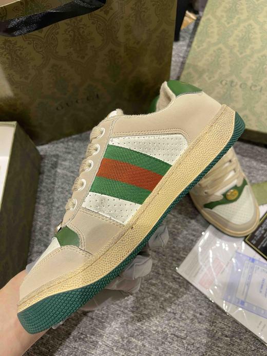 Gucci脏脏鞋（鞋头冲孔款），特价清仓处理，全套包装包邮，年初做的一批货，特价处理🉐️～标准码，看详情页实拍🔍 商品图4