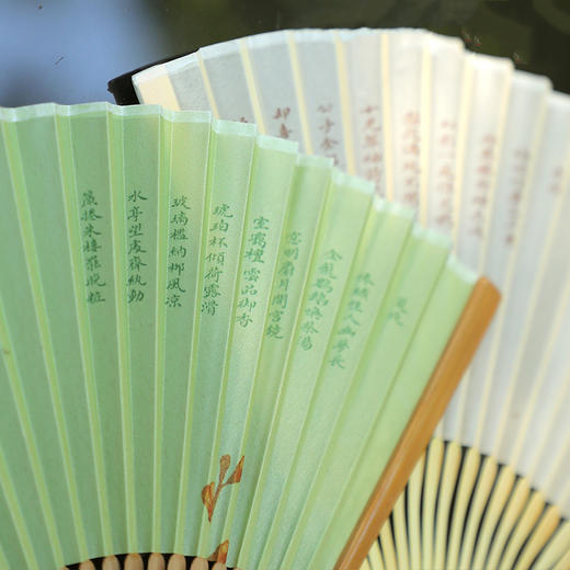 红楼折扇 诗画入扇 文人风雅 商品图2