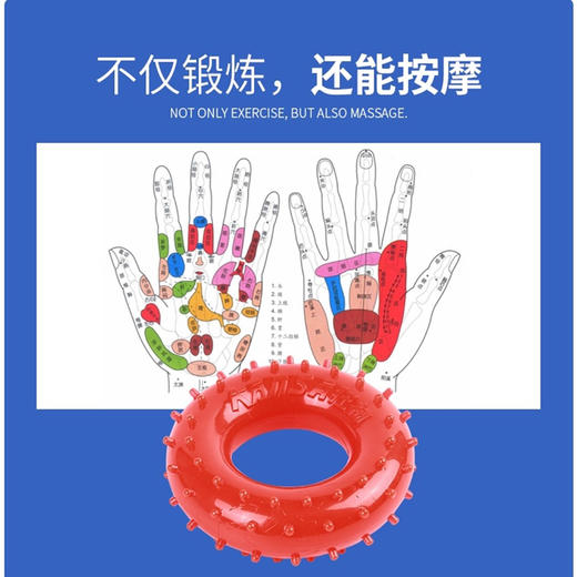 狂神按摩握力圈1145锻炼手臂胸肌握力棒 商品图3