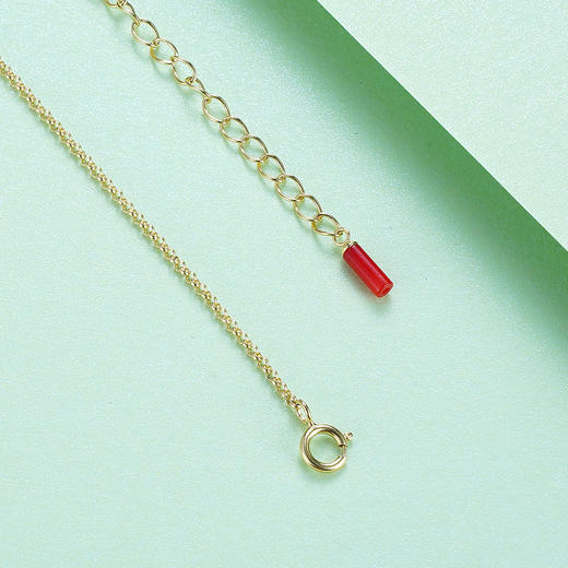 子佩集S925银【柳晴花明】碧玉套链项链【YL3795206】镀金2107 商品图5