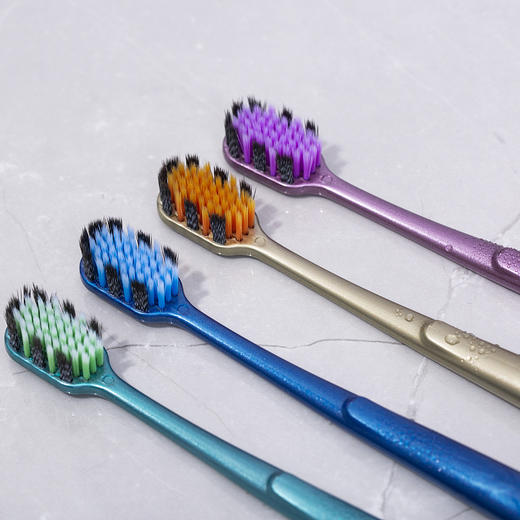 「宽头牙刷」唛斯洁雪绒丝宽口牙刷升级款 54孔软毛牙刷 呵护牙龈 深度清洁口腔 深入牙缝 清洁齿面 商品图4