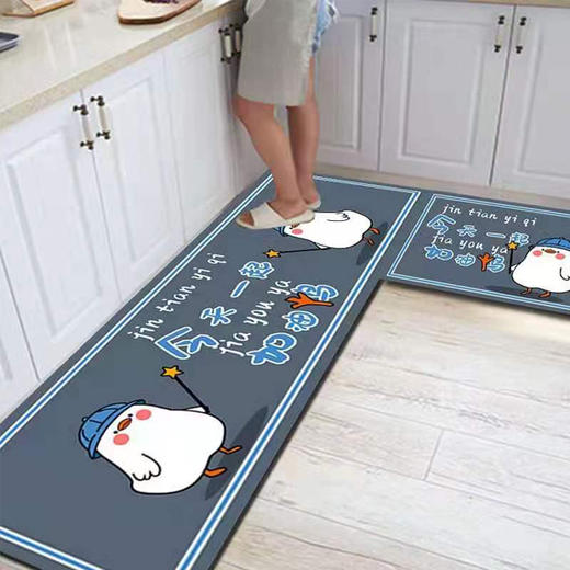 【14.9元】地垫厨房套装40*120mm+40*60（1114514）样子随机 商品图2