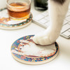【故宫杯垫】猫陶瓷隔热杯垫吸水硅藻泥可爱女防烫礼物 商品缩略图2