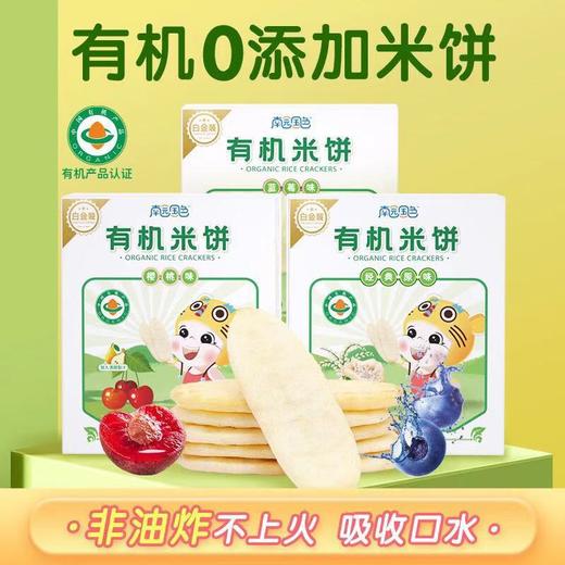 南园国色宝宝零食有机米饼/原味/蔬菜味/草莓/香蕉/儿童饼干辅食 商品图0
