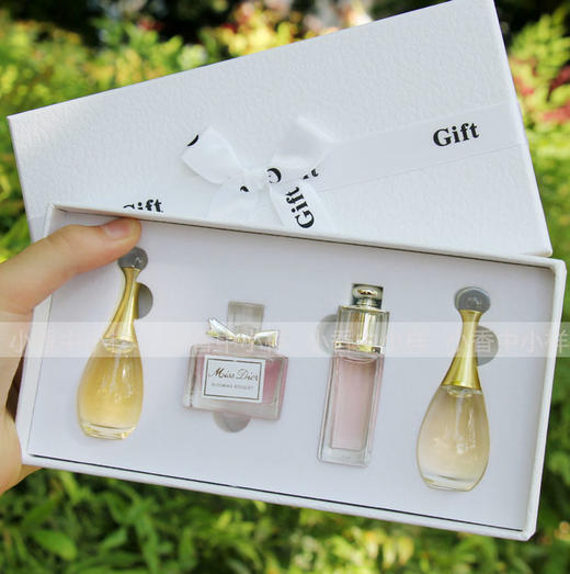 【授权商品】Dior/迪奥香水小样 花漾甜心持久淡香女士三/四件套装礼盒装 商品图1