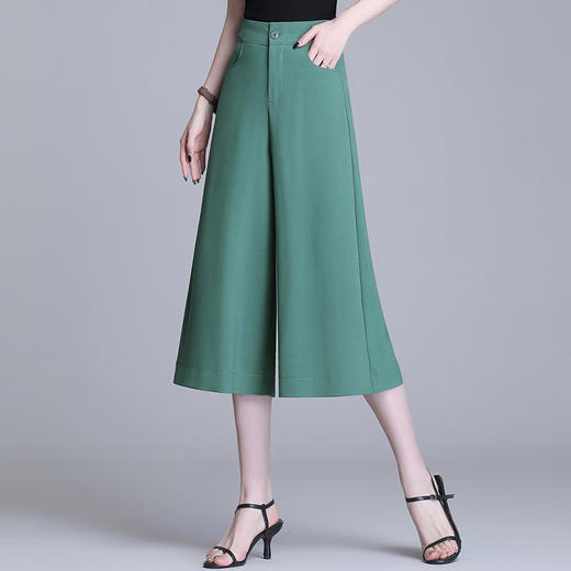 HB  ST2117夏季七分阔腿裙裤垂感舞裤 商品图4