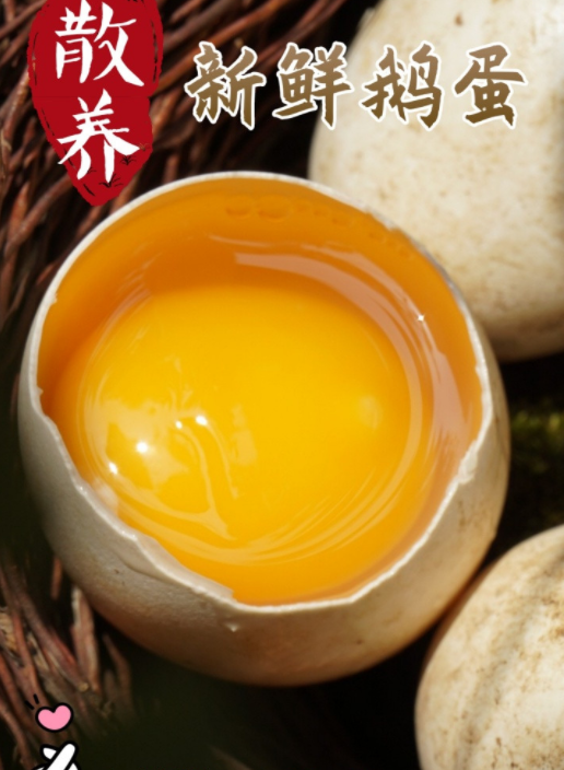 【集中团购送货上门】团购后院有机基地散养鹅蛋，五谷喂养 自由觅食（腌制、蒸煮、煎炒均可）【保证新鲜鹅蛋发出，若有两个以内轻微裂口不售后，破碎拍照可售后】基地直邮