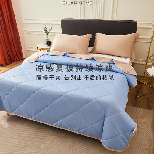 海澜之家冰丝被丝滑触感清凉不闷热面料柔软舒适细腻裸睡薄款空调被 商品图1
