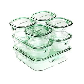 iwaki怡万家保鲜盒7件套C-PRN-G7 绿色