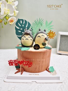 1027CAKE |  龙猫主题 宫崎骏 翻糖装饰