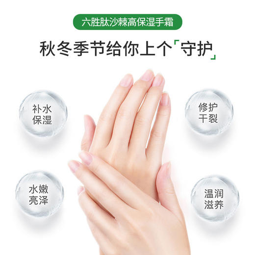 【中欧班列精选2支】日本蜜梨品牌六胜肽沙棘保湿护手霜 50g/支  授权直供 商品图1