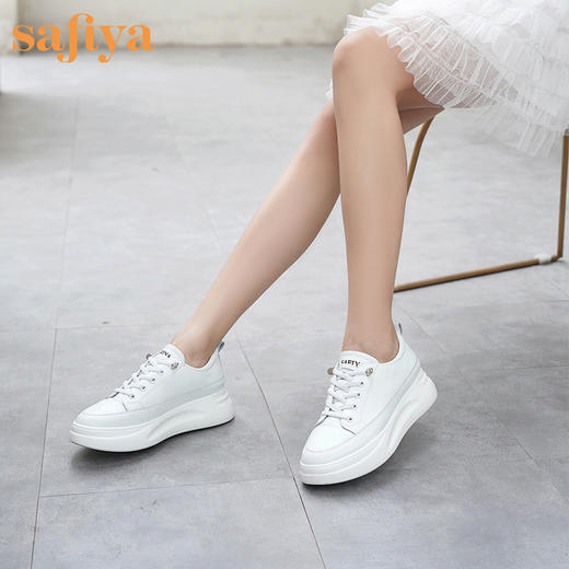 品牌定制 | safiya索菲娅爆款国民系列厚底小白鞋2021款休闲鞋延续爆款SF13112432 商品图0