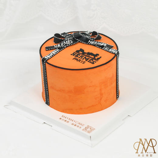 【3685】经典爱马仕礼盒蛋糕 商品图0