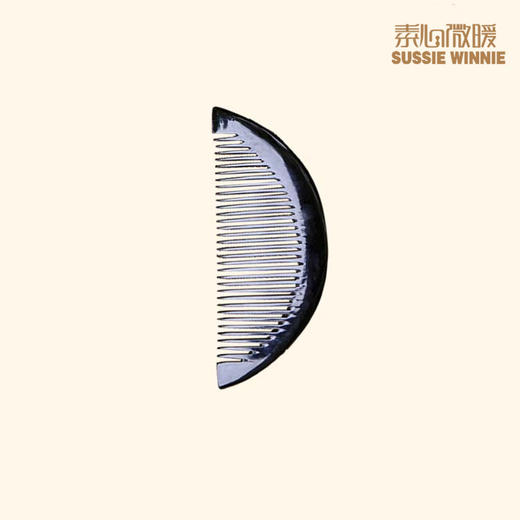 天然黑牛角梳子/刮痧板 商品图2