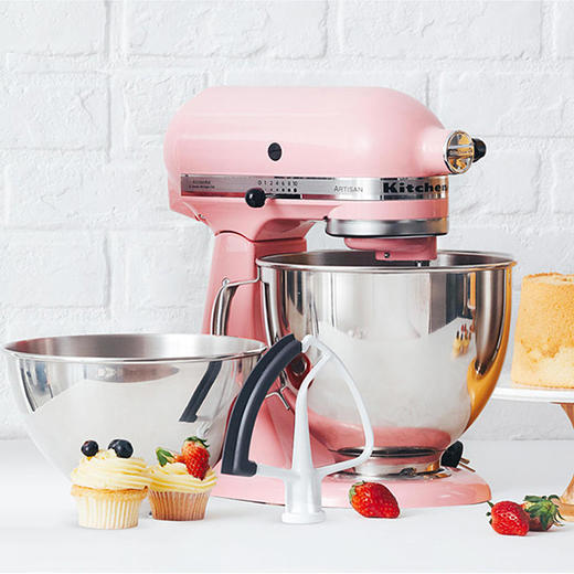 【已下架】KitchenAid凯膳怡KA厨师机5QT双碗家用小型和面机揉面搅拌机165[福利品] 商品图0
