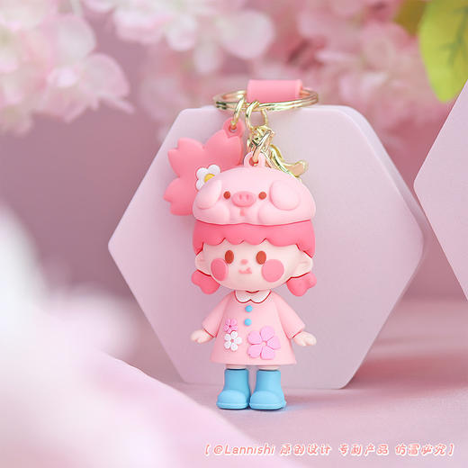 甜梦小樱手绳钥匙扣YSK01387男女可爱汽车挂件ins风高档个性创意小饰品挂绳 商品图1