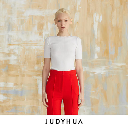 JUDYHUA 后背镂空设计针织上衣 商品图0