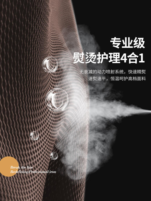 【纳米蒸汽熨斗】熨烫机+消毒机+除螨机 3合一！开机五秒速热 干湿4档可选 离手即停 不再担心干烧 商品图2