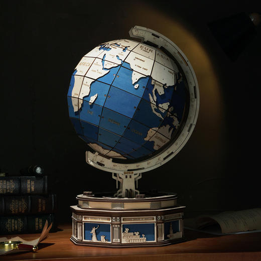 若客·自拼装单筒望远镜系列 ，不用胶水、钉子，用木头拼出望远镜、留声机 商品图6