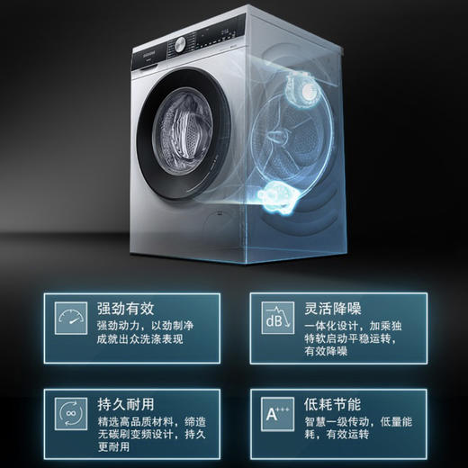 西门子（SIEMENS）洗衣机XQG100-WJ45UM000W白 商品图6