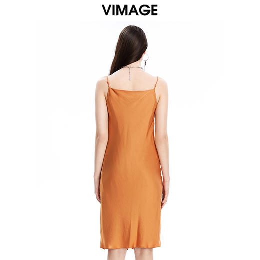 VIMAGE纬漫纪夏季新款女装显白皙性感妩媚连衣裙V1607245 商品图3