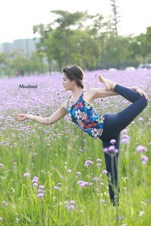 爆款好货 拼纱工字背上衣-碧绿•梅花 商品图3