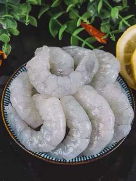 【顺丰包邮】特大青虾仁—去虾线现剥冷冻海捕虾仁250g/包*6包