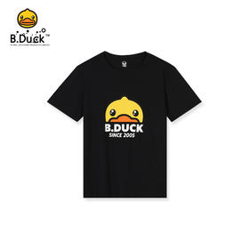 B.Duck小黄鸭亲子装夏季速干衣短袖T恤105-185码 BF2211501A
