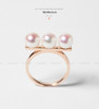 平衡·三颗珍珠 | 戒指 商品缩略图0