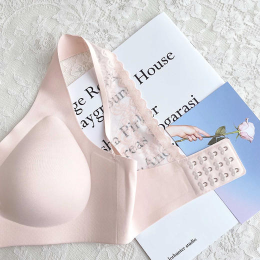 【27号款】深V蕾丝美背内衣后开扣文胸 商品图4