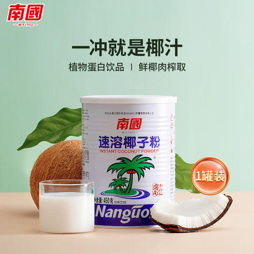 【今日秒杀】南国食品 速溶椰子粉450g罐 商品图0