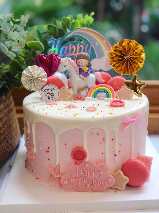 木马女孩奶油蛋糕 下单前请仔细阅读商品详情 商品图1