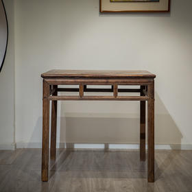 清代 黄花梨素工八仙桌