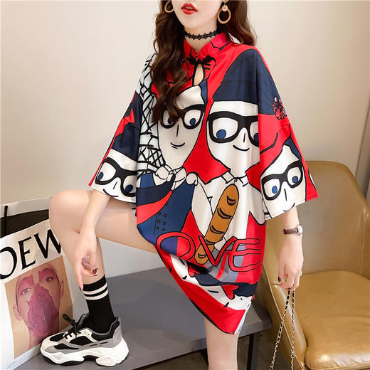 裁缝学苑AG175 韩版宽松连衣裙纸样女装改良旗袍唐装裙子样板打版 商品图2