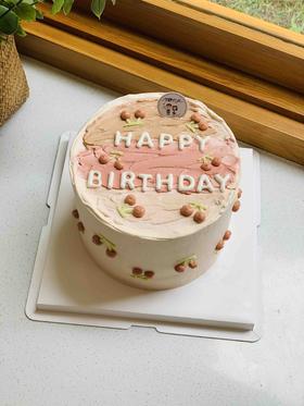 小清新樱桃奶油蛋糕 下单前请仔细阅读商品详情