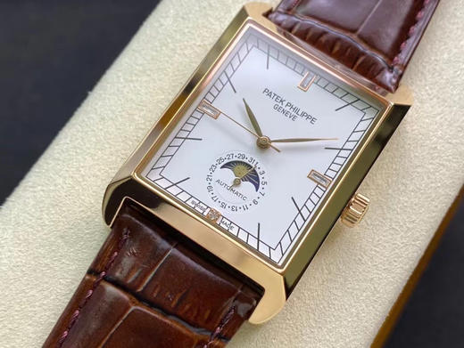 方形手表 2021日内瓦新推出新款百达翡丽5112GT  专柜同款，复刻！搭载精准2824-2机芯（6字位真日历与24小时日月星辰功能） 商品图14