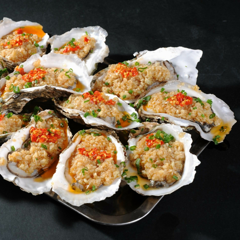 炭烤蒜蓉生蚝